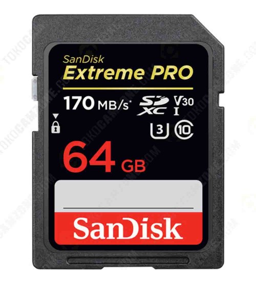 SDSDXXY - Sandisk Extreme Pro SDXC UHS-I 170MB/s 64GB 